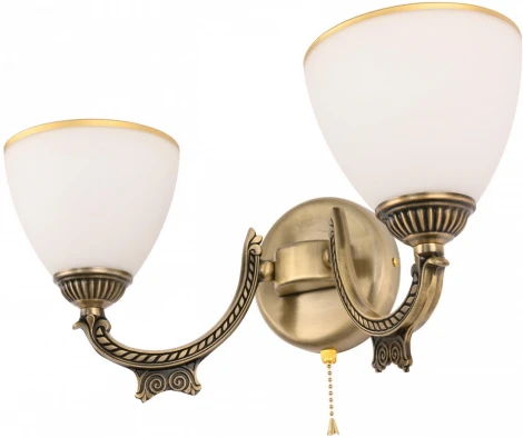 Бра с выключателем Arte Milano AM342837 342837/2W AB (220V)