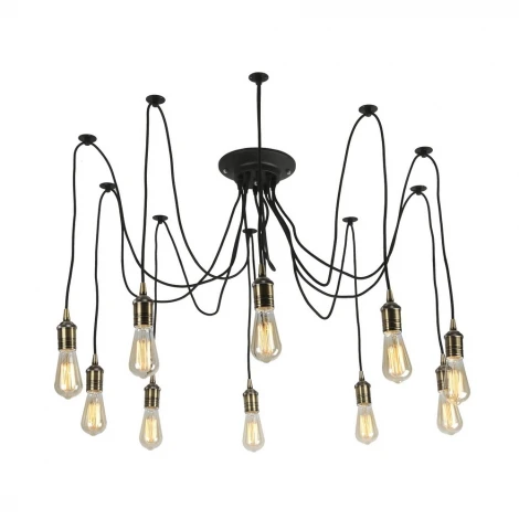 Подвесной светильник Omnilux OML-912 OML-91203-10 (220V, на проводе, паук)