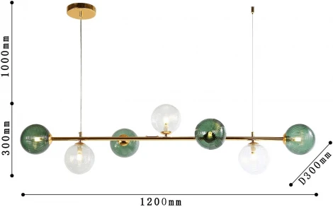 Подвесной светильник F-Promo Infilato 4035-7P (220V, на тросе, шарики)