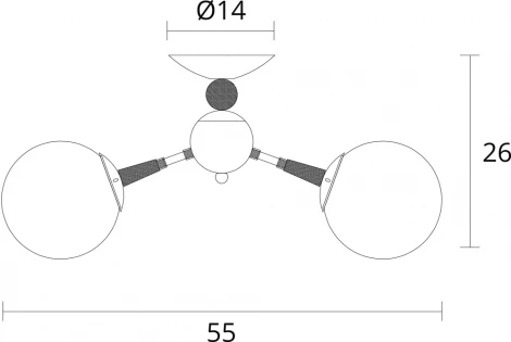 Потолочная люстра Arte Lamp Boston A4485PL-3BK (220V, шарики)