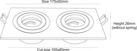 Встраиваемый точечный светильник Deko-Light 111821