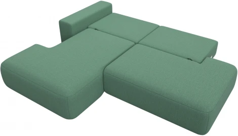 Диван угловой Лига-036 НПБ Модерн левый угол Лига Диванов (Рогожка) арт.124699L