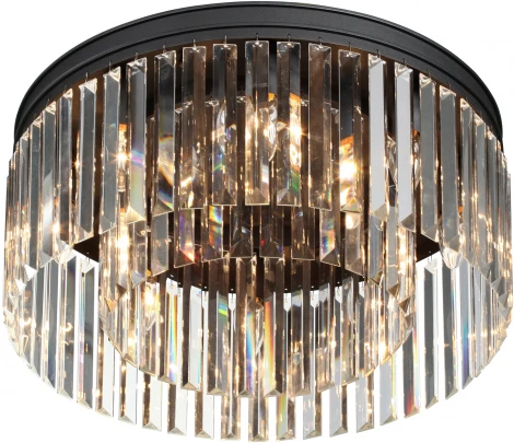 Потолочная люстра Vitaluce V5180-1/8PL, 8xE14 макс. 40Вт (220V, хрусталь, круглые)