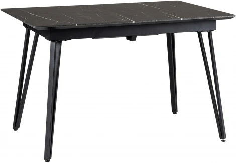 Стол R-Home Диего раздвижной 140-180 Темный мрамор/Бабочка