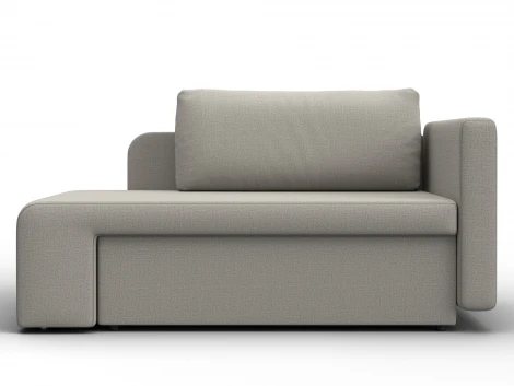 Кушетка Лига-097 (ДВП,ДСП,ЛДСП,Брус/Пластик/Рогожка/Бежевый) Лига Диванов 132570