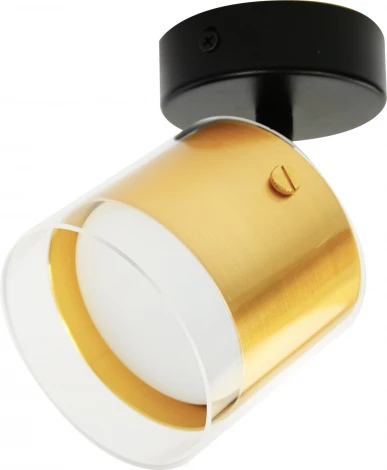 Спот настенно-потолочный Feron HL3891 LUMINA 48797 GX53, золото, черный (220V, круглые)