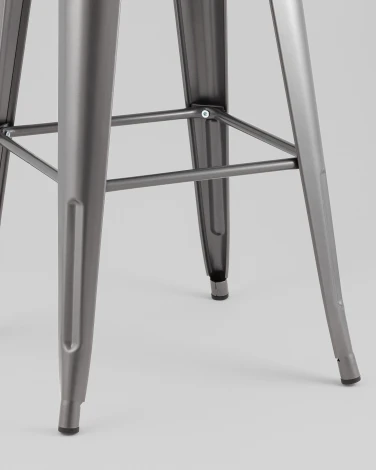 Стул барный TOLIX серебристый матовый KD Stool Group УТ000042110