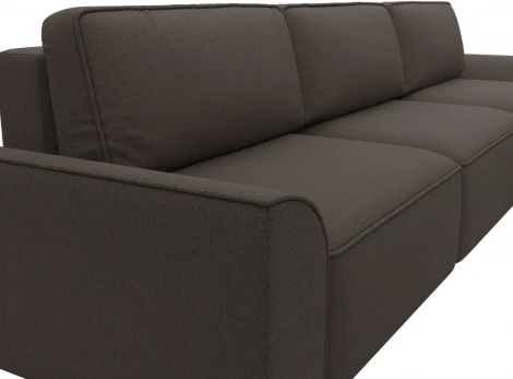 Диван угловой Лига-048 НПБ лонг Лига Диванов (Рогожка) арт.128485