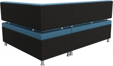 Диван кухонный угловой Стайл правый угол (Голубой/Рогожка) Лига Диванов арт.123236