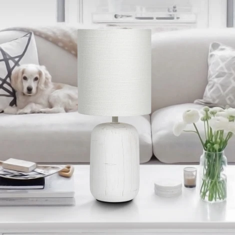 Интерьерная настольная лампа Rivoli Ramona 7041-501 (220V, выключатель, круглые)