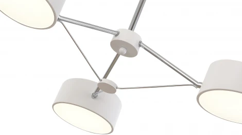 Потолочная люстра на штанге Valle SLE6005-502-03 Evoluce (LED, 220V, пульт управления)