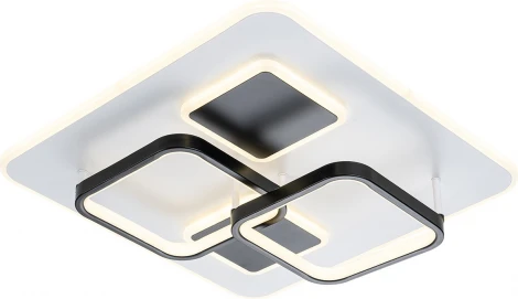 Потолочная люстра Escada Module 10235/4 SQUARE LED*105W Black/White