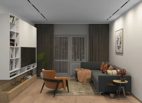 Трековый светильник Denkirs Smart DK8002-BK (LED, 220V, пульт управления)