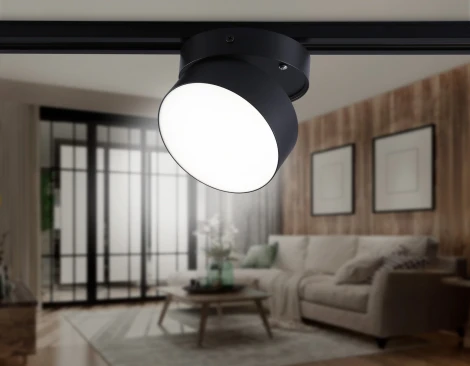 Трековый однофазный светодиодный светильник Ambrella Track System GL6879 (220V, круглые)