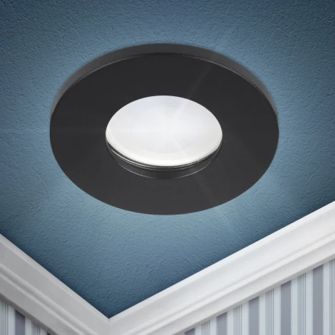 Встраиваемый точечный светильник ЭРА WR3 BK (12V, круглые, IP44)