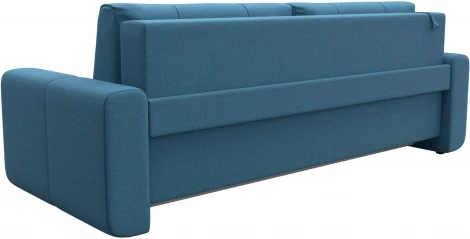 Диван прямой Лига-031 (Голубой/Рогожка) Лига Диванов арт.123326