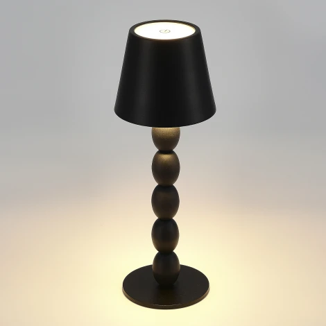 Настольная лампа ST Luce Ease SL1011.404.01 Черный/Черный LED 1*3W (220V, сенсорный выключатель)