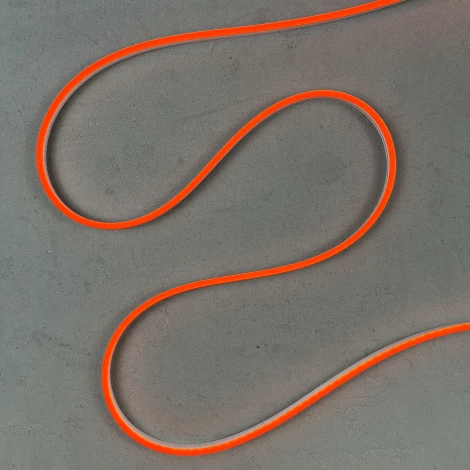 Односторонний Гибкий Неон 8х16мм Оранжевый 12В, IP65 Laitcom FR-23520