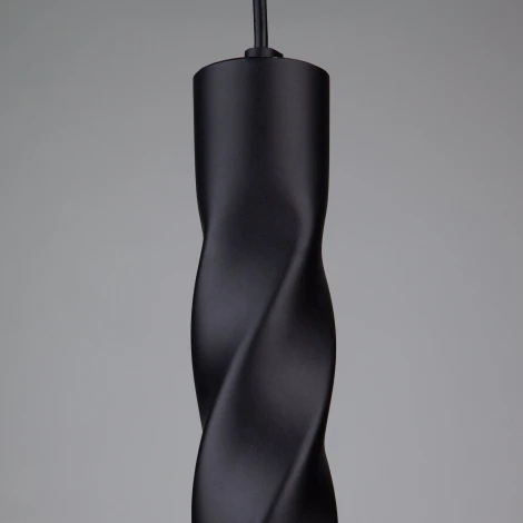 Подвесной светильник Eurosvet Scroll 50136/1 LED черный (220V, на проводе)