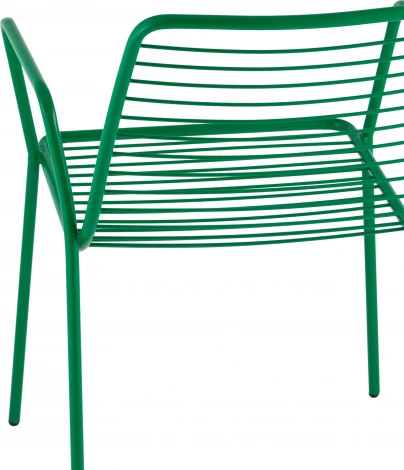 Стул с подлокотниками Дели металл зеленый Stool Group (арт.УТ000039265)