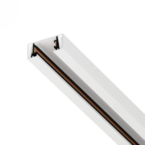 Шинопровод однофазный 2-контактный без стыковочного паза 3 метра 220V Lightstar Barra 502035-P