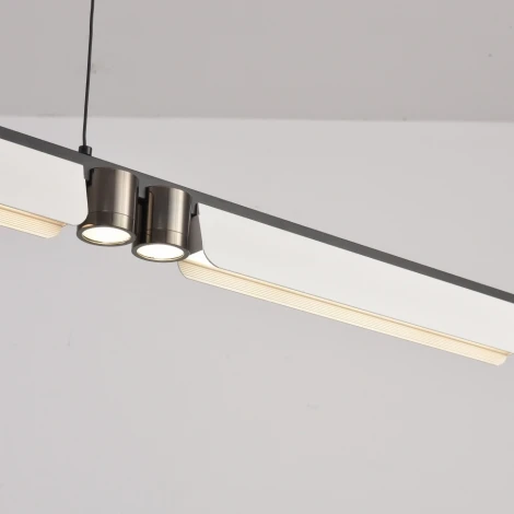 Подвесной светильник iLedex Vision 9309D-1200-2 WH+BK (220V, на проводе)