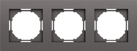 Рамка 3-я, матовый титан Donel A07 DE21345