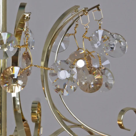 Подвесная люстра Reluce 02382-0.4-6+3 FFG (220V, хрусталь, на цепи)