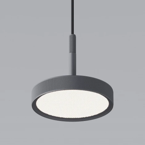 Подвесной светильник Elektrostandard Plate 50260 LED 14W 4000K графит (220V, на проводе)