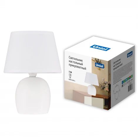 Настольная лампа Uniel UML-B304 E14 WHITE