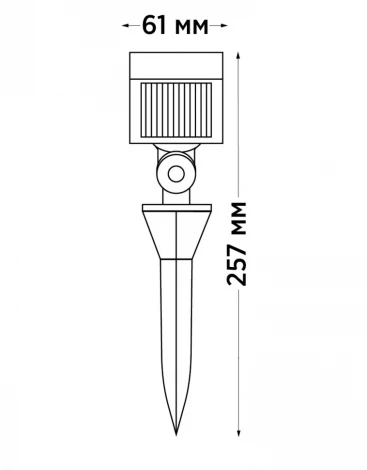 Грунтовый светильник светодиодный Italline IT4008