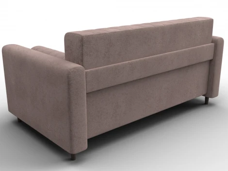 Диван прямой Лига-070 (ЛДСП,Брус,Фанера/Дерево/Велюр/Бежевый) Лига Диванов 129754