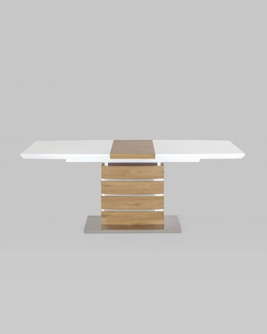 Стол обеденный Stool Group Генуя раскладной 160-200*90 белый УТ000035015