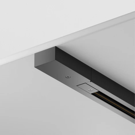 Шинопровод 2м Unity накладной/подвесной черный (однофазный) Maytoni Technical TRX001-112B (220V)