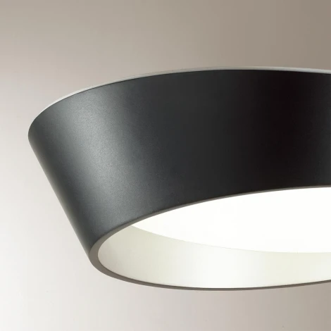 Потолочный светильник круглый Sonex Apex 7694/60L металл/акрил/белый/черный/серебристый LED 60Вт 3000-6000K D500 IP20 пульт ДУ (220V, круглые)