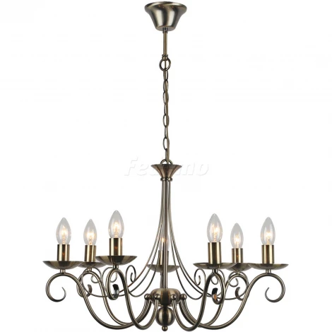 Подвесная люстра Lussole Lgo Roosevelt LSP-9942 (220V, на цепи, подсвечник, свеча, IP21)