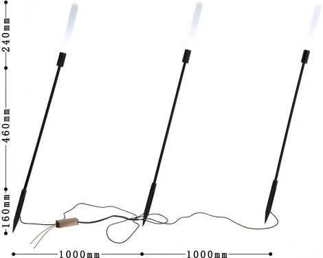 Грунтовый светильник Reedy 4048-3T