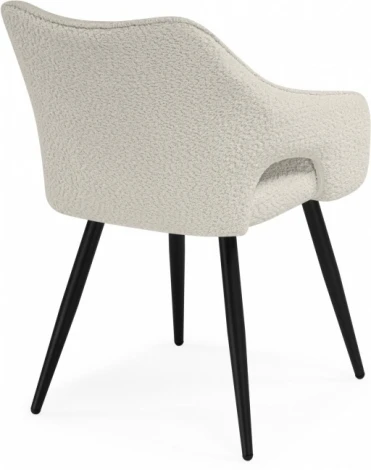 Стул на металлокаркасе Woodville Hera beige / black арт.15844
