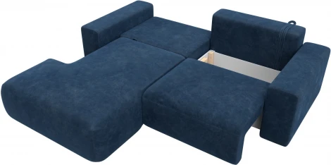 Диван угловой Лига-036 НПБ Классик левый угол Лига Диванов (Велюр) арт.127727L