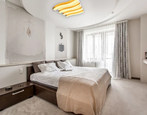 Потолочный светильник Ambrella Orbital Parus FP2424 WH 120W+72W D700*690