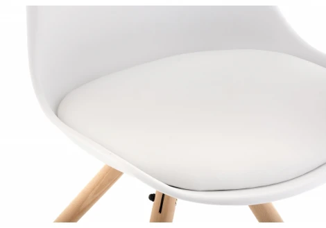 Обеденный стул Woodville Bonito белый 11326