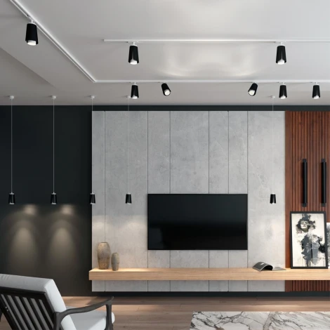 Светильник трековый однофазный трехжильный Tulip 370836 (220V, круглые)