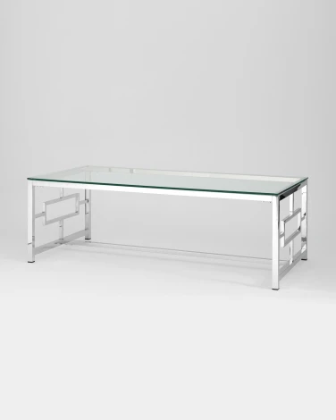 Журнальный стол Stool Group 120*60 БРУКЛИН серебро УТ000001493