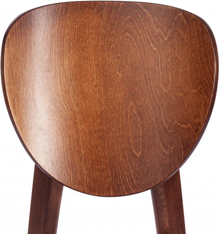 Обеденный стул Tetchair DIAMANTE (Бук/Коричневый,Белый)