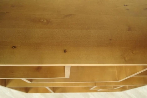 Открытый стеллаж Aquarelle Birch