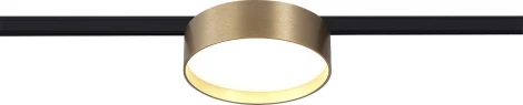 Магнитный трековый светильник ST Luce Super5 ST670.346.12 Латунь LED 1*12W 24V (круглые)