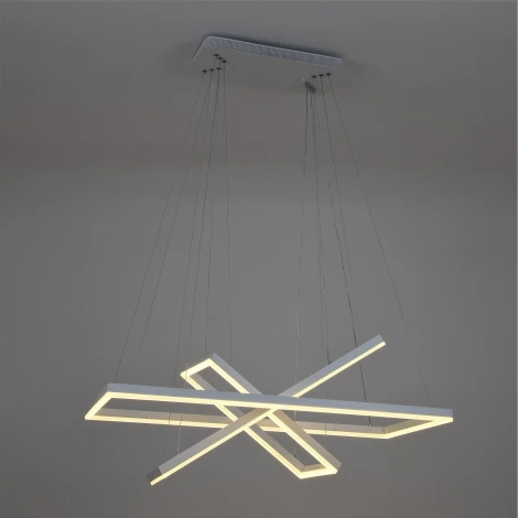 Подвесной светильник светодиодный с пультом с регулировкой цветовой температуры и яркости LED4U LED4U L11001-3HL WH