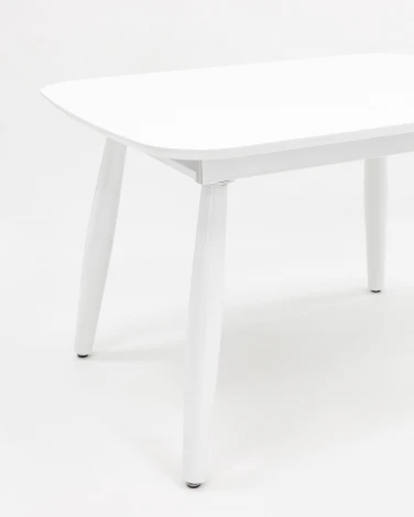 Стол обеденный Stool Group Чикаго раскладной 120-160*90 белый УТ000002134