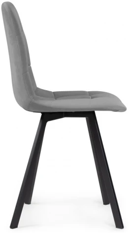 Обеденная группа Notta Эделин (Металл/Велюр, Черный/Серый) 524297