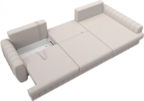 Диван угловой Лига-057 НПБ Лонг угол правый Лига Диванов (Замша) арт.129315